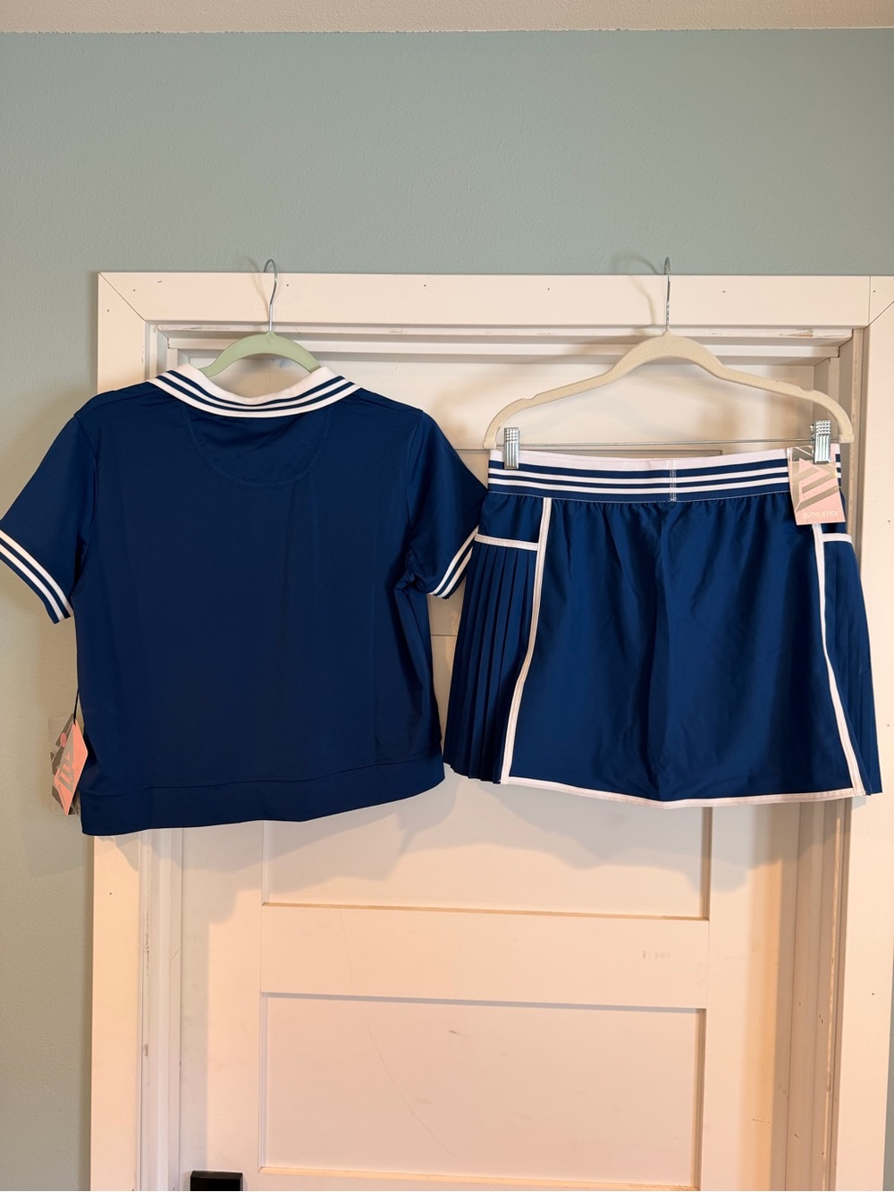 Navy Women's Tennis Polo & Skort Set - Picture 8 of 9